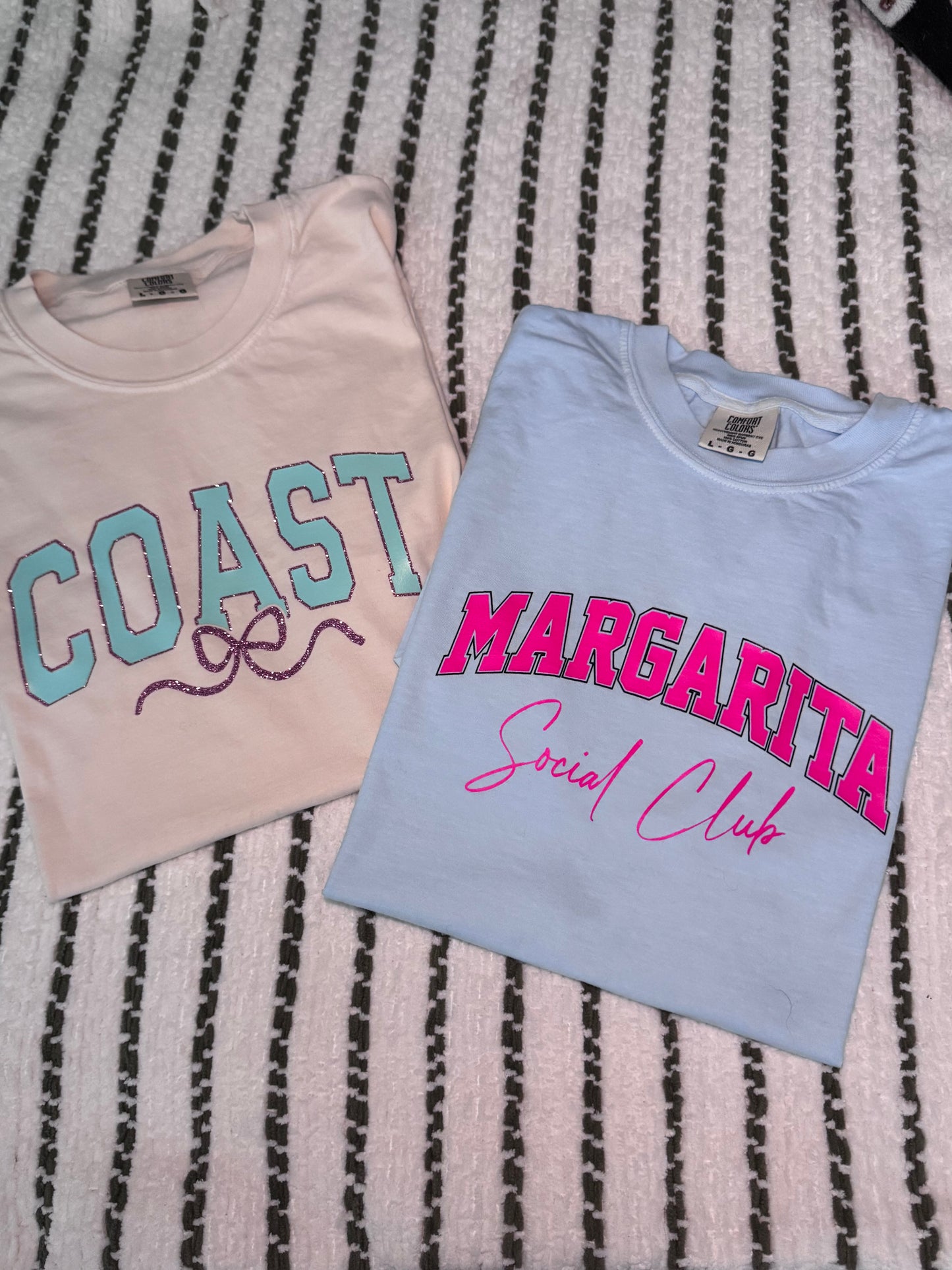 Margarita Social Club Graphic Tee – Light Blue
